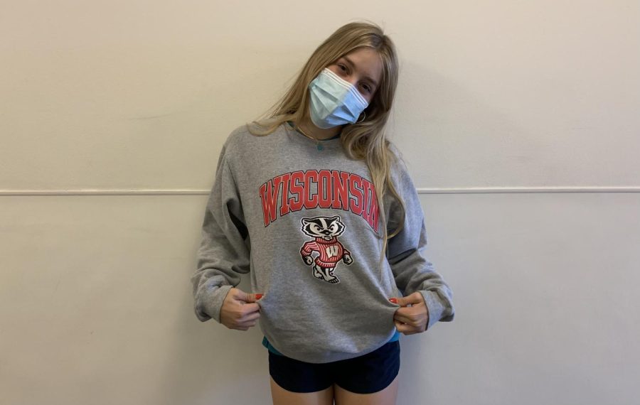 Willow G (23) sports her go-to Wisconsin sweatshirt, but is elite, higher education the only post-high school option? 