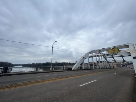 The Edmund Pettus Bridge in Selma, Ala., is the site of the 1965 Bloody Sunday protest, when 600 civil rights demonstrators were met with violence (Feb. 15, 2023).