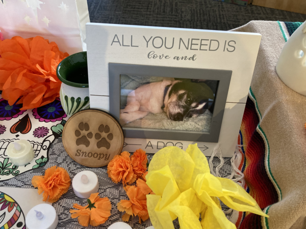 To celebrate Dia de los Muertos, Club ACOH encouraged everyone to bring a photo of a deceased loved one to remember (Nov. 2, 2023). 