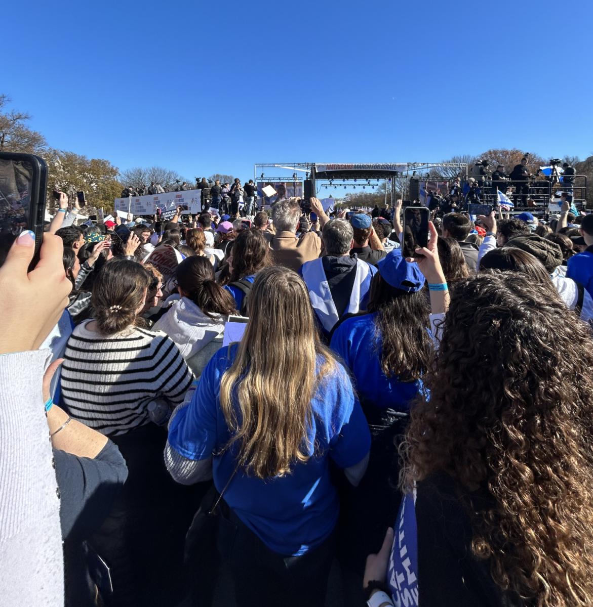 Hundreds+of+thousands+of+pro-Israel+supporters+gathered+in+Washington%2C+D.C.+for+the+Americans+March+for+Israel+rally+Nov.+14%2C+2023.