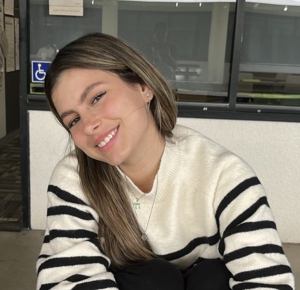 May L., a 17-year-old high school senior living in Moshav Gea near Ashkelon on the Gaza border, is visiting de Toledo for two weeks (Feb. 15, 2024). 
