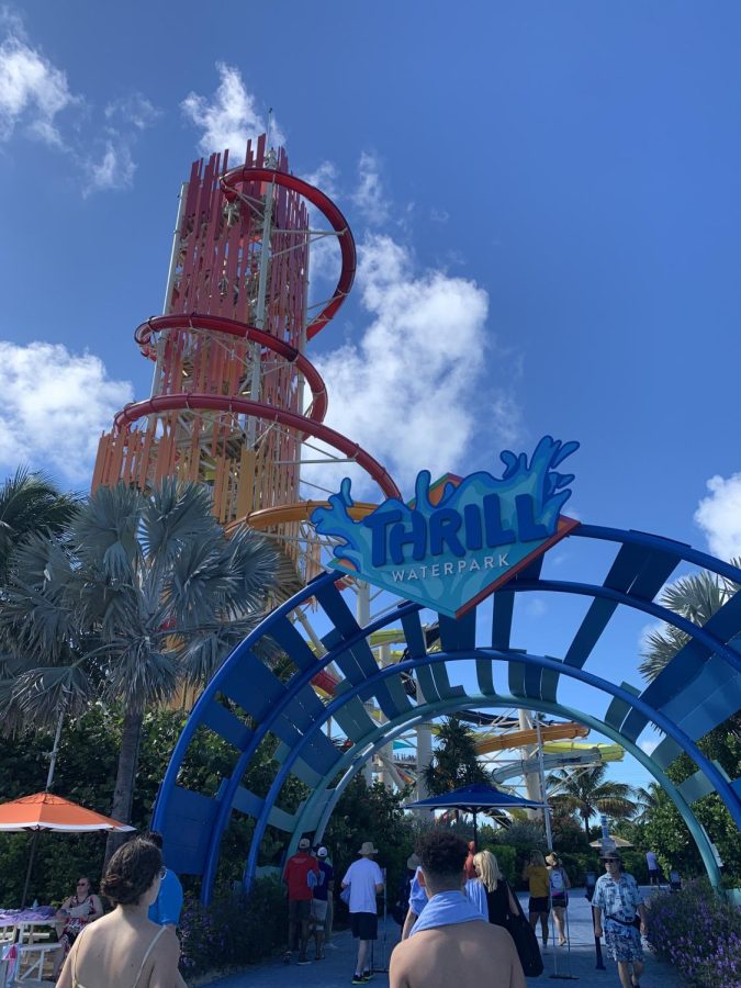 Water slides are one of the biggest attractions at CocoCay (Nov. 2022). 