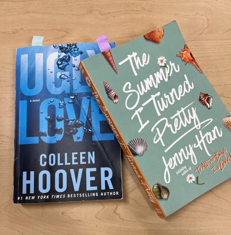 Popular+books+on+BookTok+by+Colleen+Hoover+and+Jenny+Han.
