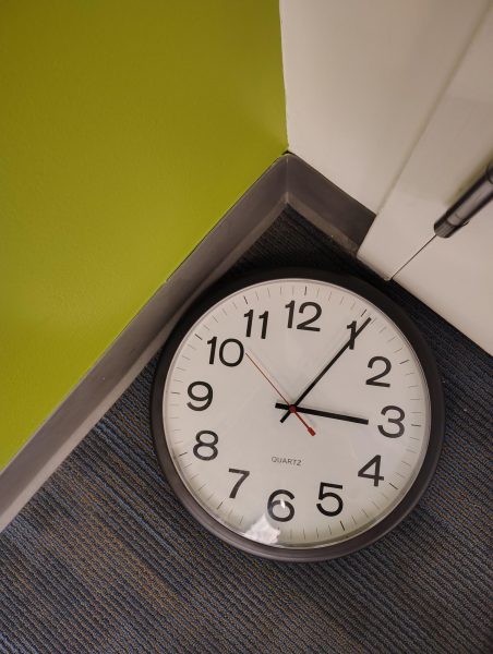 The clock that brings students the most anxiety.