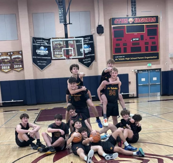 Varsity Basketball Team On Media Day