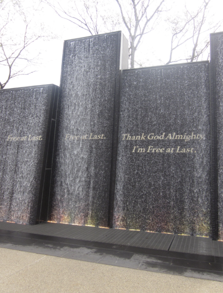 Statue in National Memorial for Peace and Justice, in Montgomery, Alabama. 