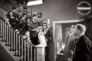 EW Entertainments Image of the Modern Family cast on the final day of filming.